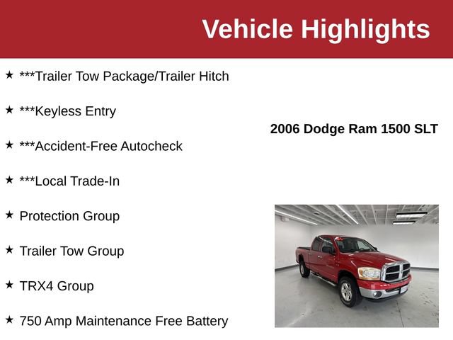 Used 2006 Dodge Ram 1500 Truck SLT AWD/4WD image 10