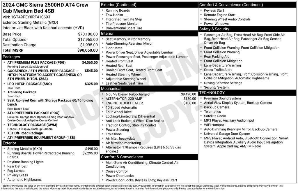 Used 2024 GMC Sierra 2500 AT4 w/ AT4 Premium Plus Package AWD/4WD image 22