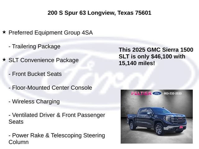 Used 2025 GMC Sierra 1500 SLT w/ SLT Premium Package AWD/4WD image 25