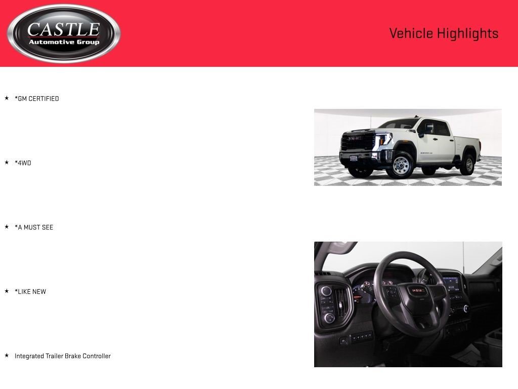 Certified 2024 GMC Sierra 2500 Pro w/ Convenience Package image 3