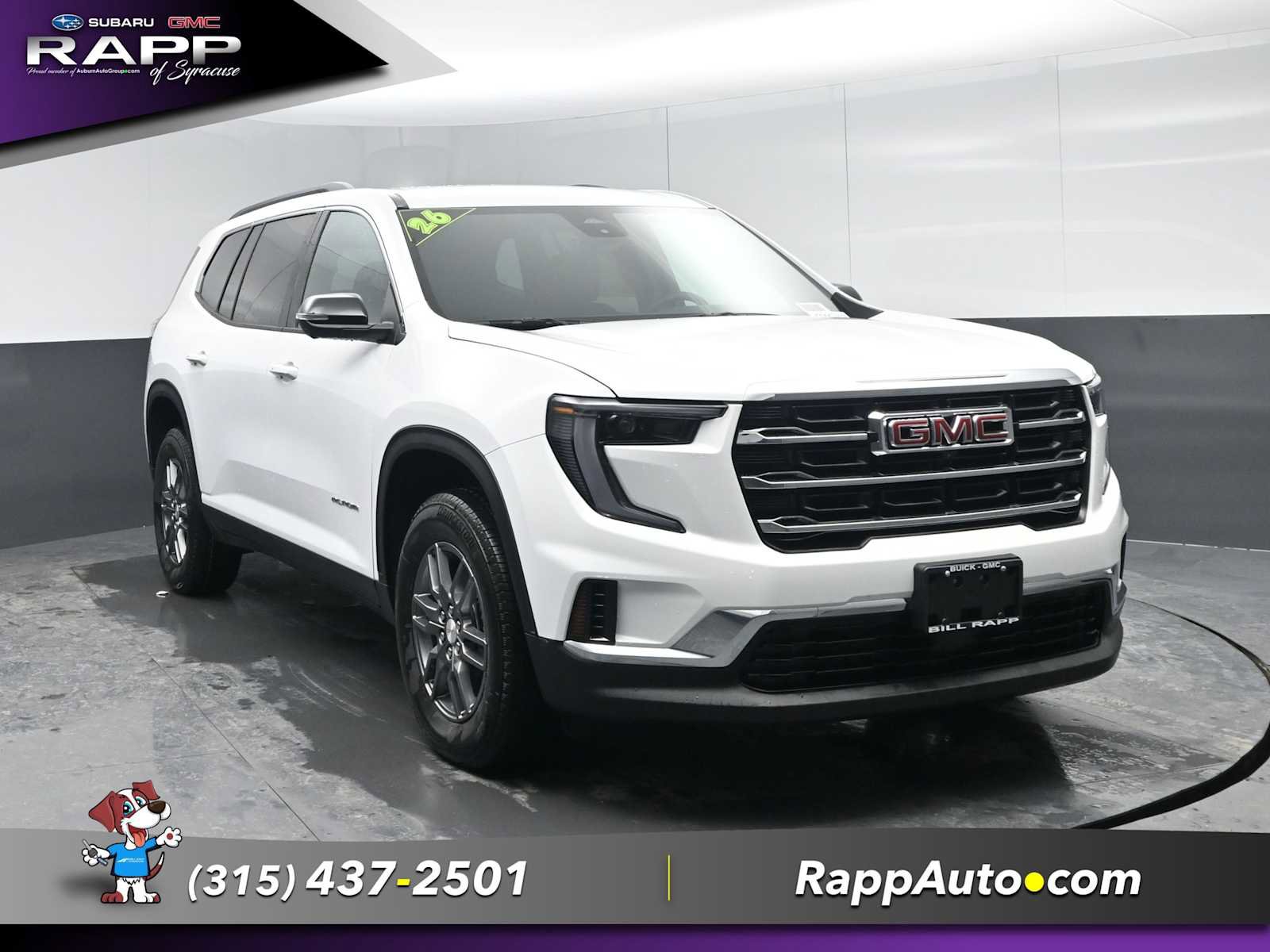 New 2026 GMC Acadia Elevation w/ LPO, Floor Liner Package image 2