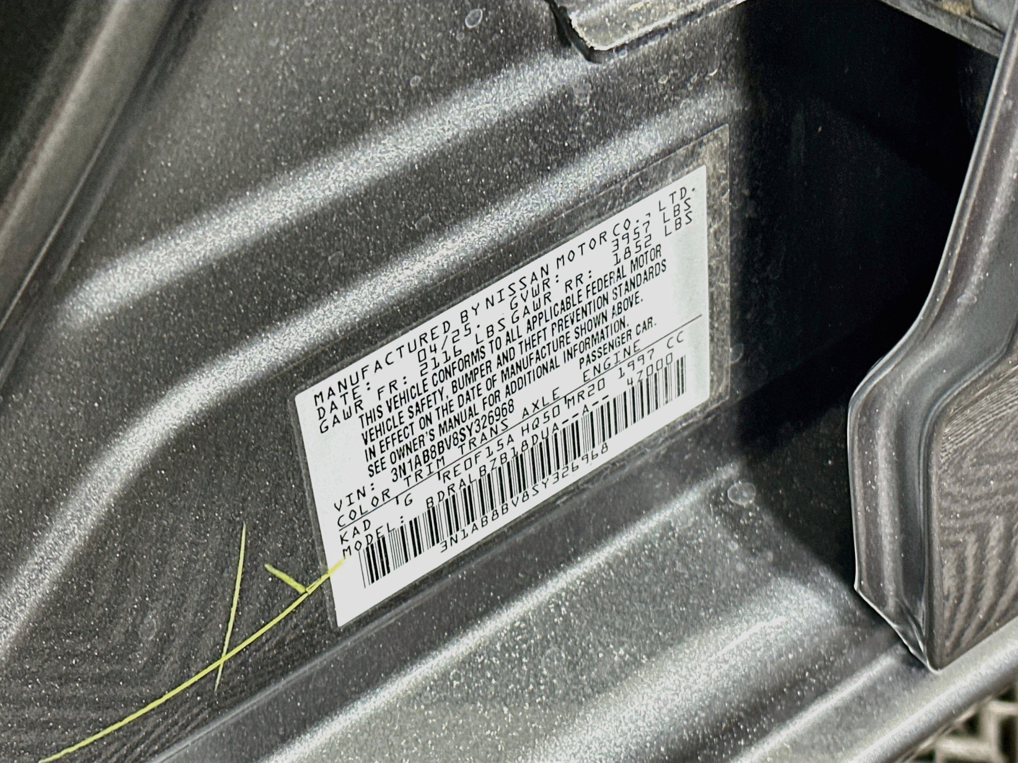 Used 2025 Nissan Sentra S FWD image 12