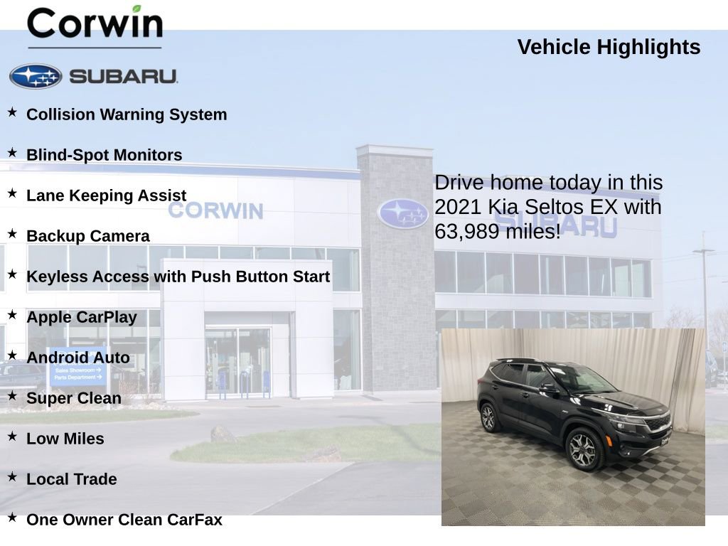 Used 2021 Kia Seltos EX image 6