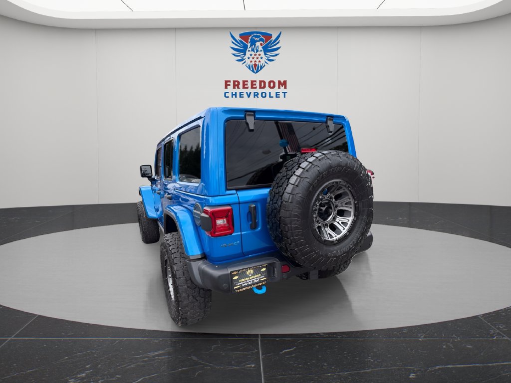 Used 2021 Jeep Wrangler Unlimited Rubicon 4xe w/ Steel Bumper Group AWD/4WD image 4