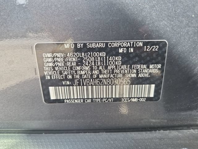 Used 2022 Subaru WRX Premium AWD/4WD image 29