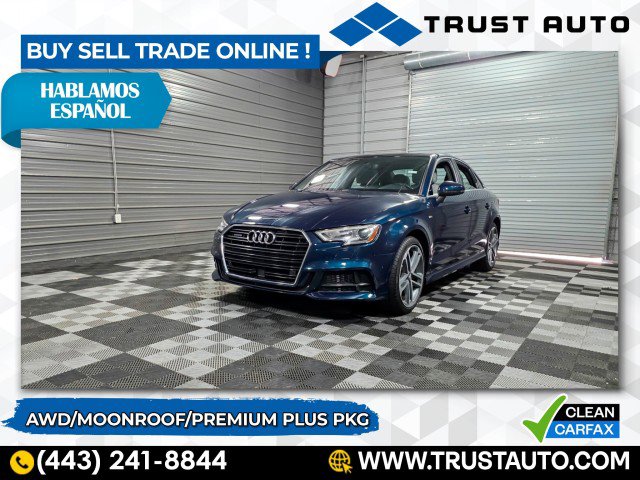 Used 2017 Audi A3 2.0T Premium Plus w/ Premium Plus Package