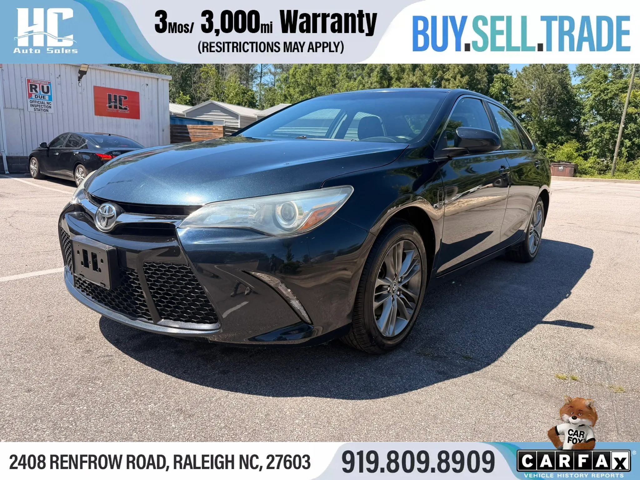 Used 2016 Toyota Camry SE FWD image 1