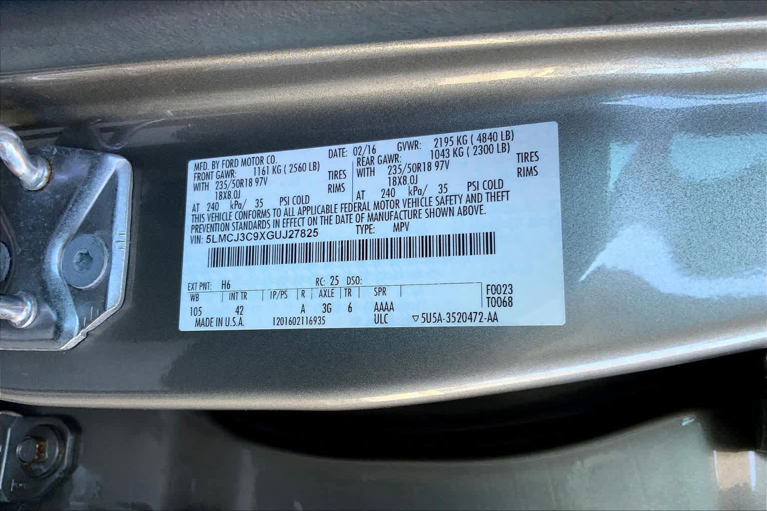 Used 2016 Lincoln MKC Reserve image 34