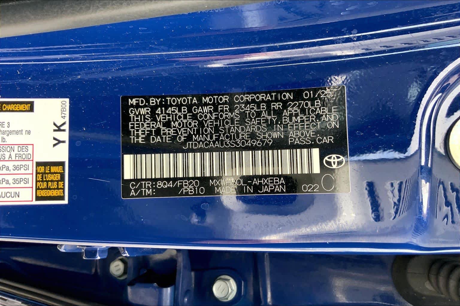 Used 2025 Toyota Prius LE FWD image 36