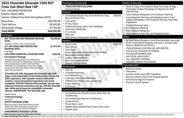 Used 2022 Chevrolet Silverado 1500 RST AWD/4WD image 2