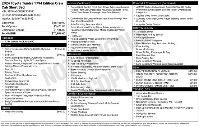 Used 2024 Toyota Tundra 1794 Edition video 3