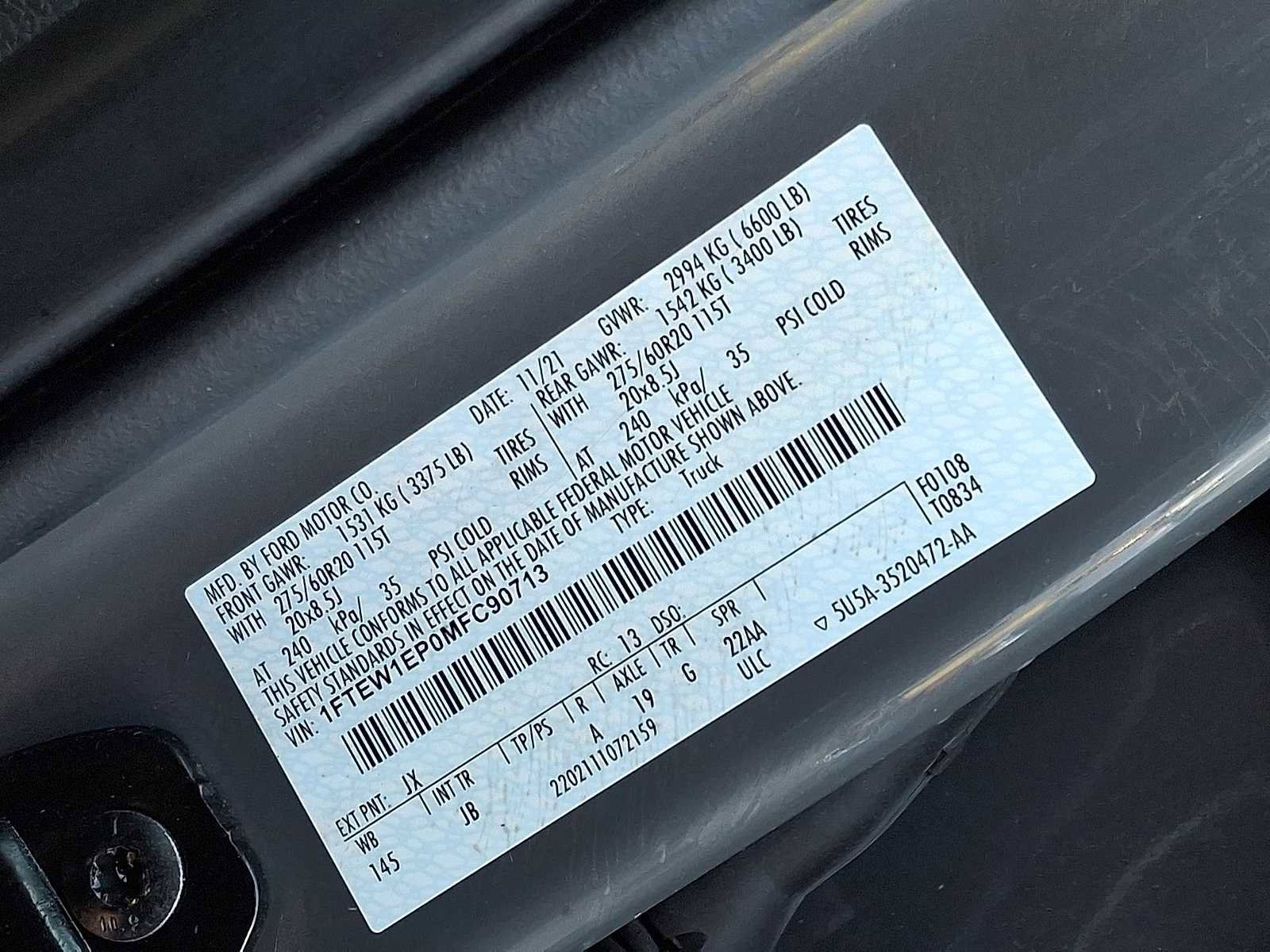 Used 2021 Ford F150 XL w/ STX Appearance Package image 37