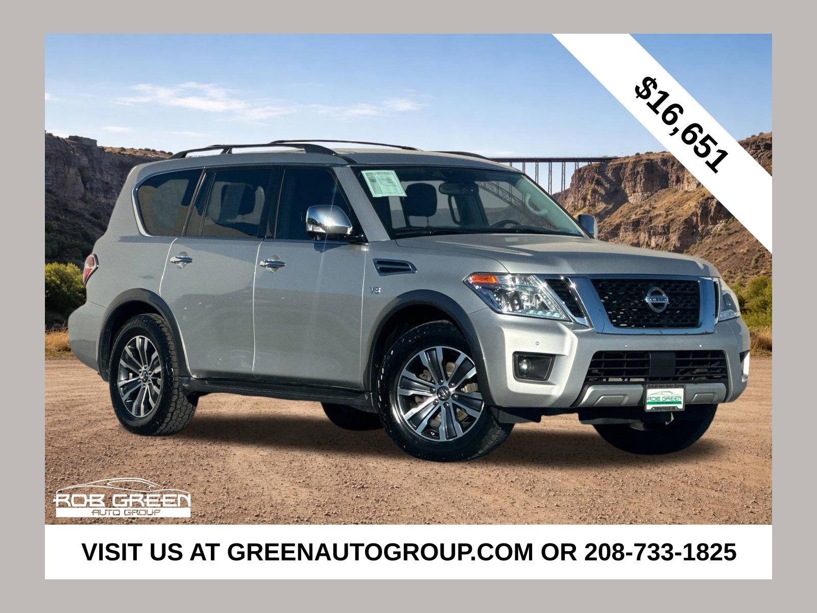 Used 2018 Nissan Armada SL w/ Moonroof Package image 1
