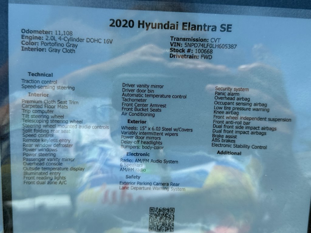 Used 2020 Hyundai Elantra SE FWD image 45