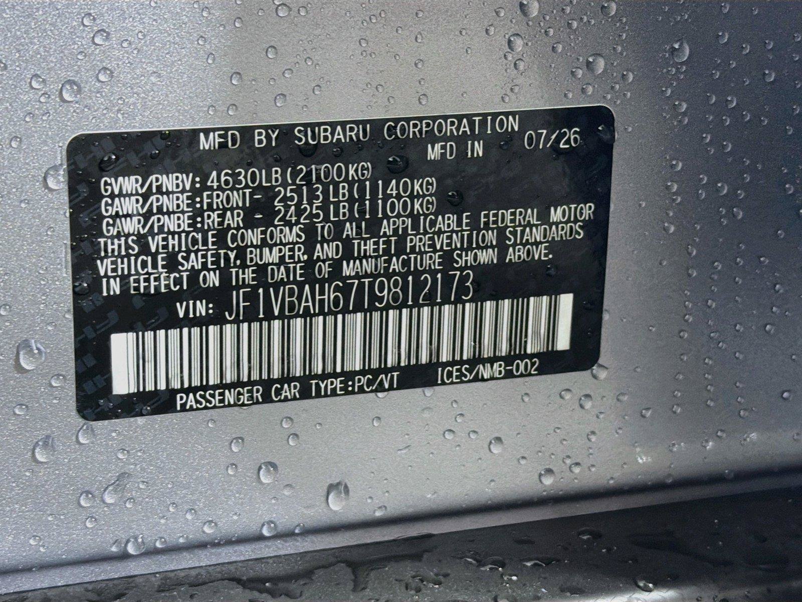 New 2026 Subaru WRX Premium AWD/4WD image 39