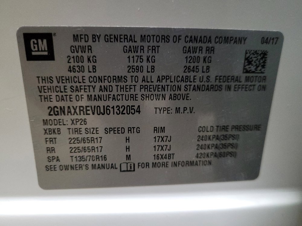 Used 2018 Chevrolet Equinox LS AWD/4WD image 33