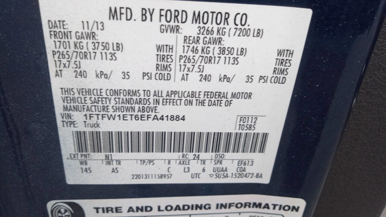 Used 2014 Ford F150 XL w/ Equipment Group 101A Mid AWD/4WD image 18