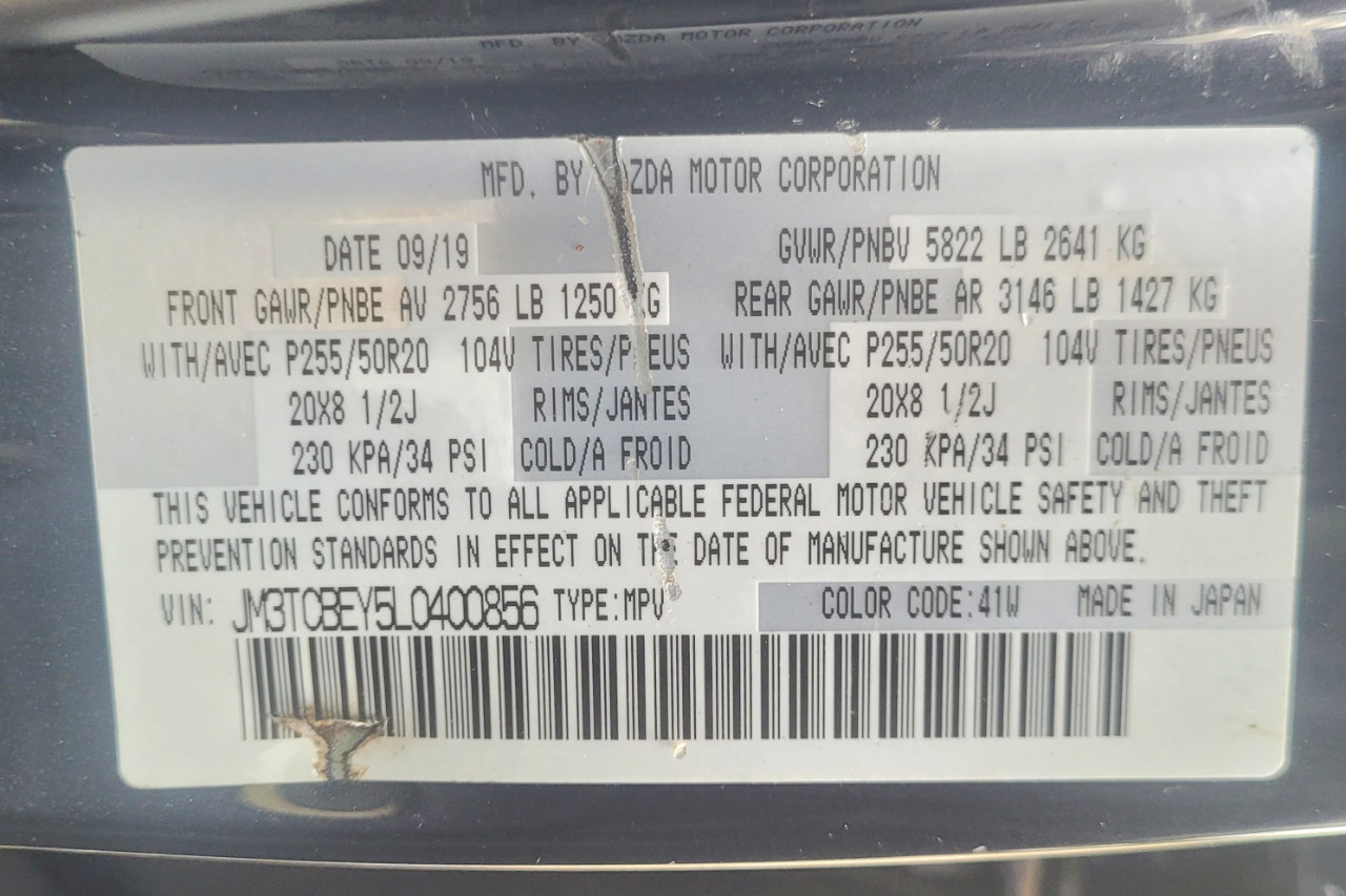 Used 2020 MAZDA CX-9 Signature image 42