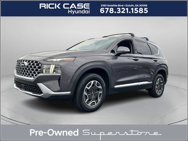 Used 2022 Hyundai Santa Fe Blue image 1