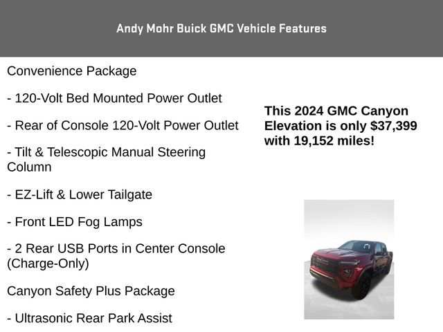 Used 2024 GMC Canyon Elevation w/ Convenience Package image 11