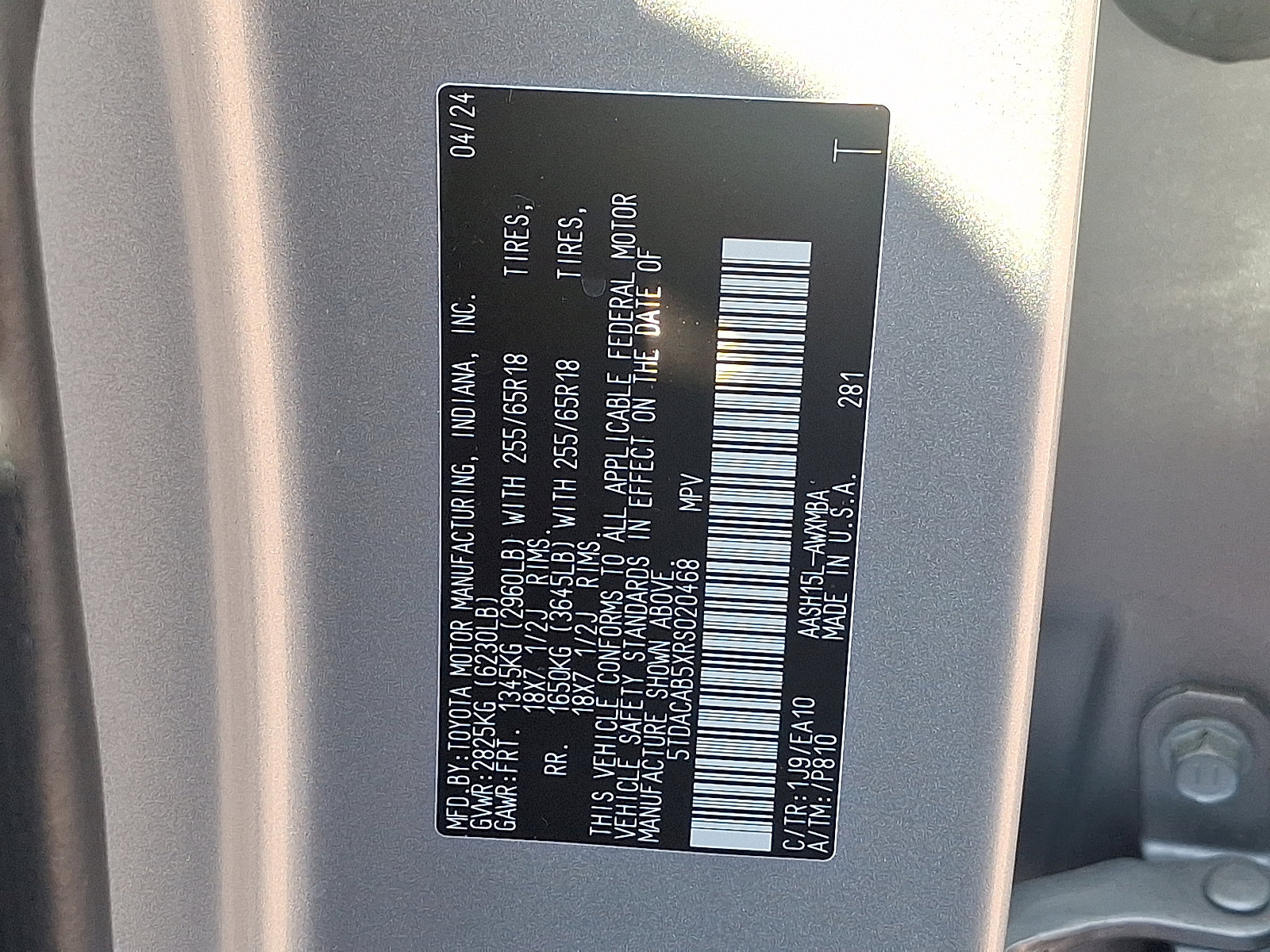 Certified 2024 Toyota Grand Highlander AWD Hybrid image 27