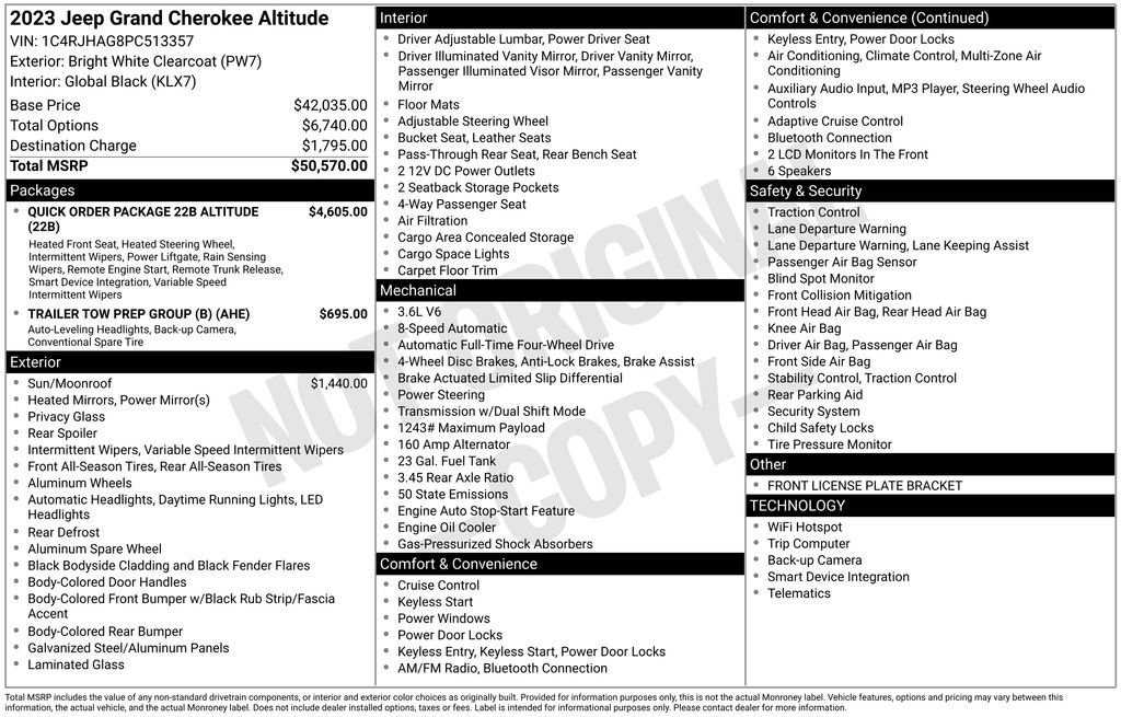 Used 2023 Jeep Grand Cherokee Altitude image 4