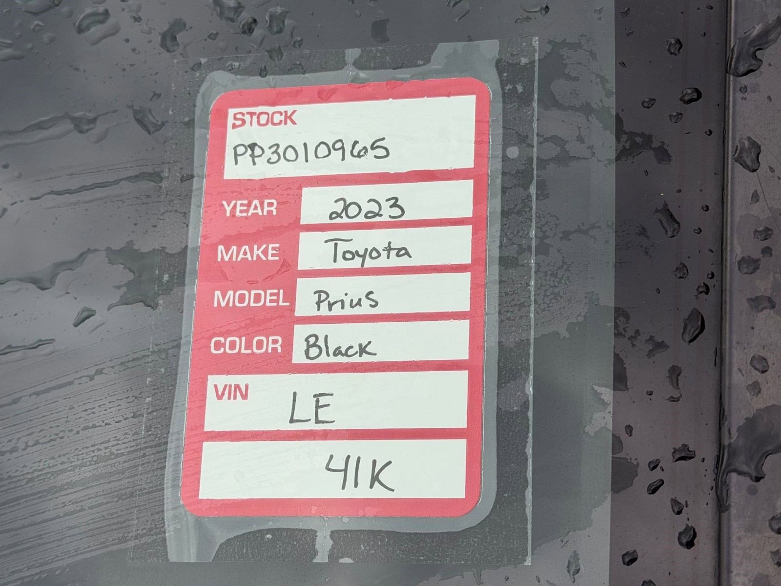 Used 2023 Toyota Prius LE image 10