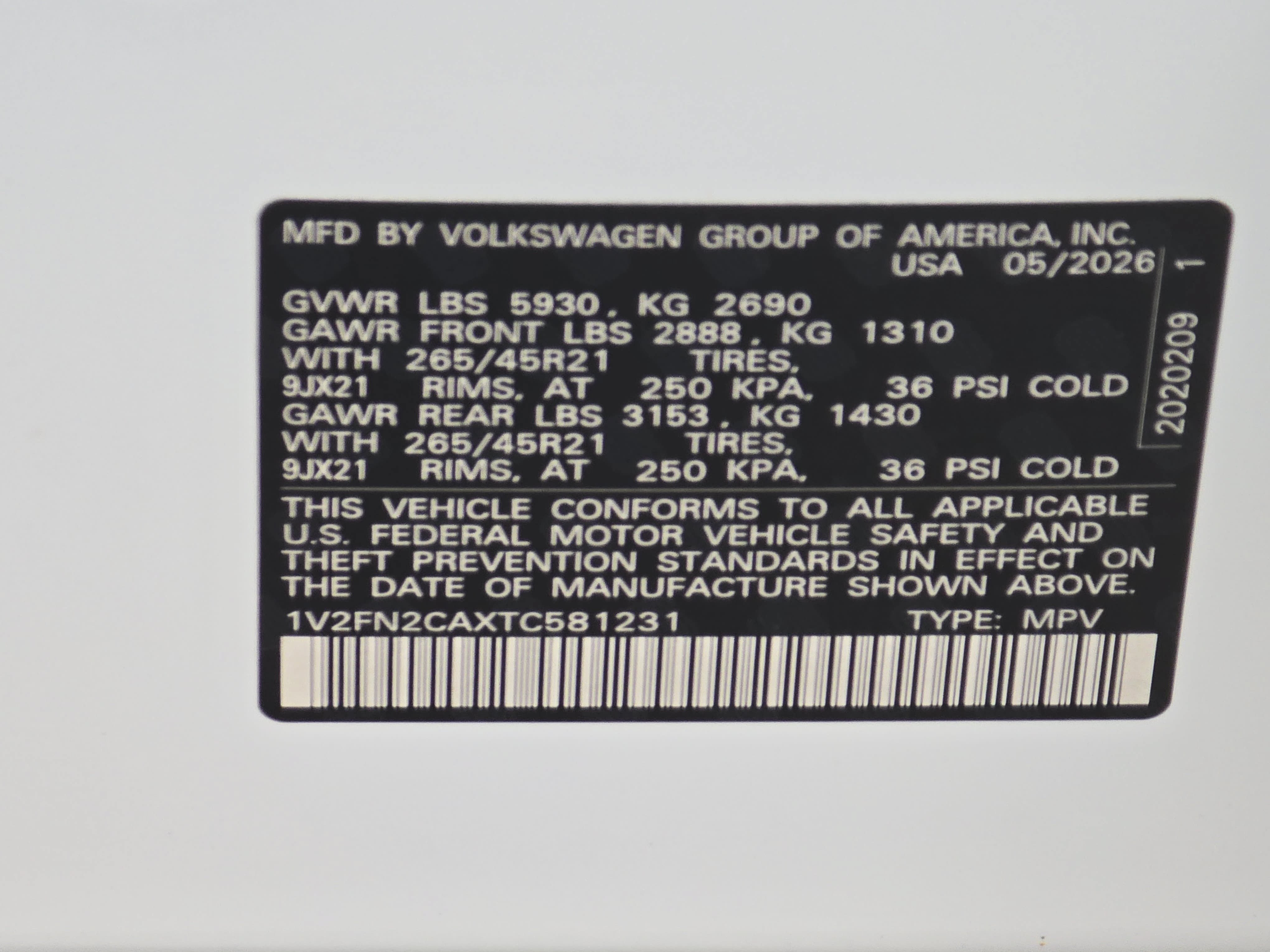 New 2026 Volkswagen Atlas SEL Premium R-Line AWD/4WD image 36