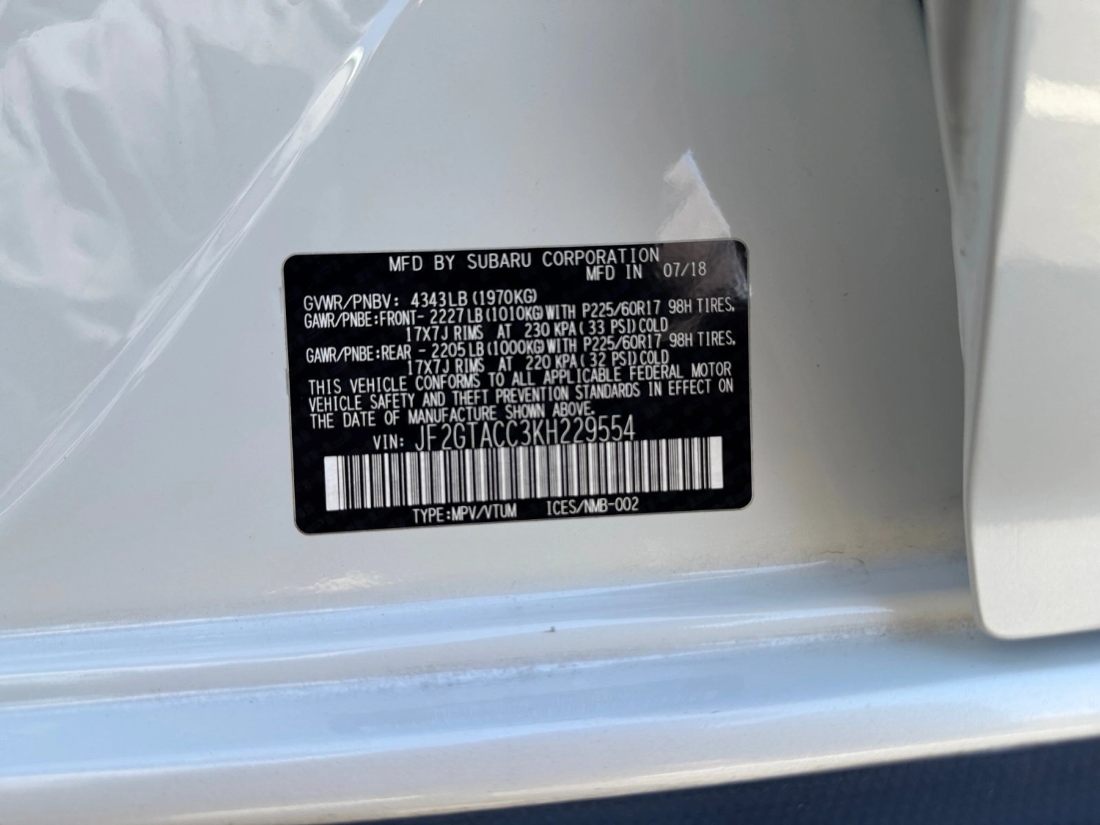 Used 2019 Subaru Crosstrek 2.0i Premium AWD/4WD image 13