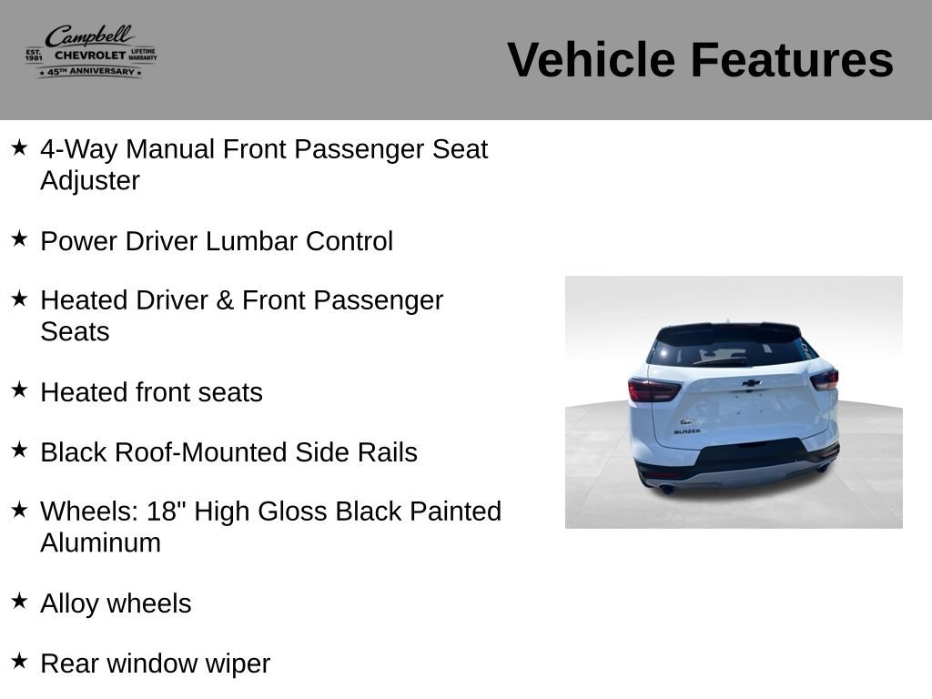 Used 2024 Chevrolet Blazer LT w/ Convenience Package FWD image 26