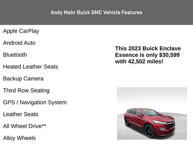 Used 2023 Buick Enclave Essence w/ Sport Touring Edition image 4