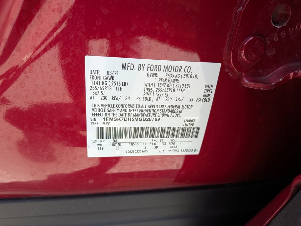 Used 2021 Ford Explorer XLT w/ Equipment Group 202A image 34