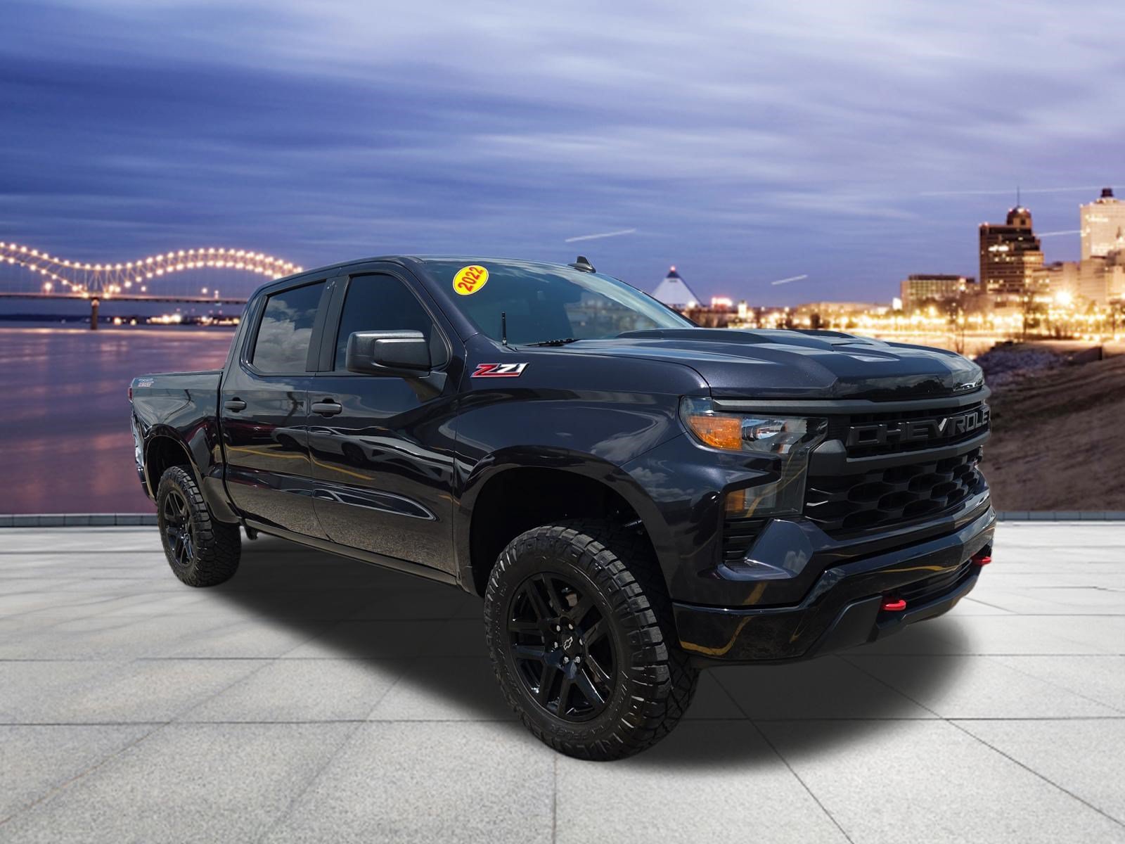 Used 2022 Chevrolet Silverado 1500 Custom Trail Boss w/ LPO, Dark Essentials Package AWD/4WD image 4
