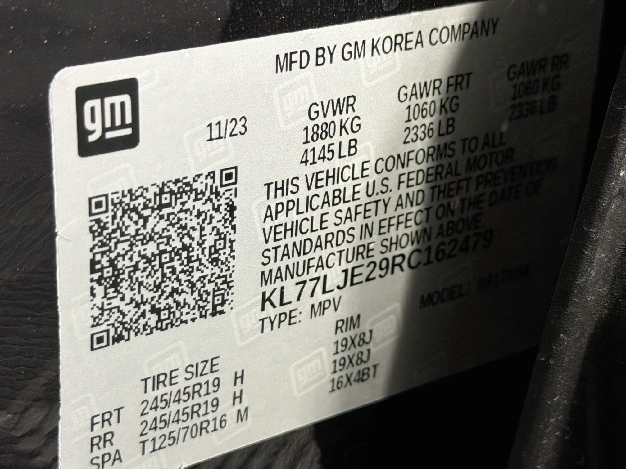 Used 2024 Chevrolet Trax RS w/ Sunroof Package FWD image 12