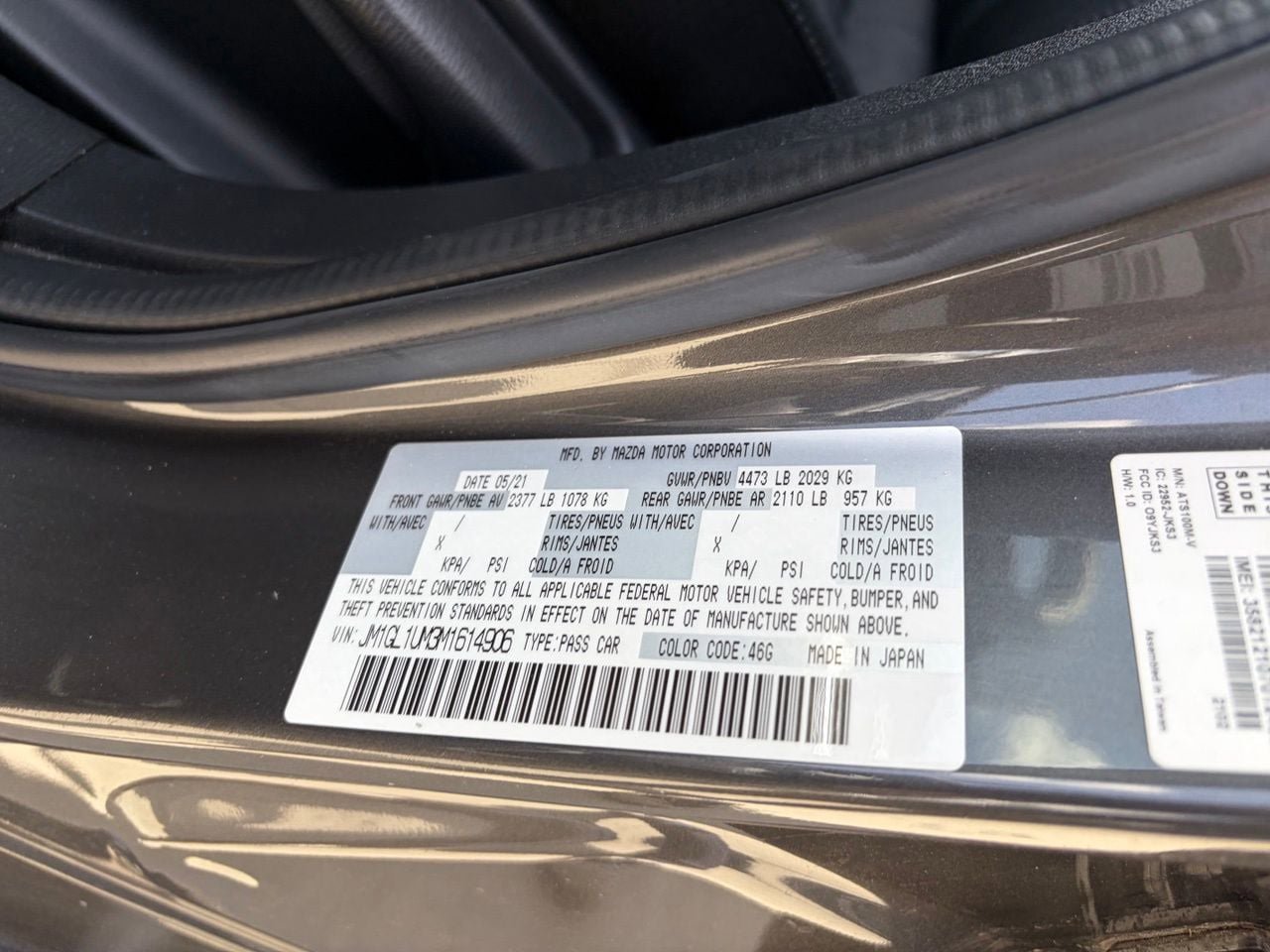 Used 2021 MAZDA MAZDA6 Sport FWD image 13