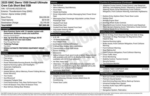 Used 2025 GMC Sierra 1500 Denali Ultimate image 41