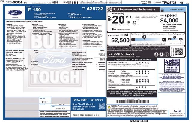 Used 2026 Ford F150 STX w/ Equipment Group 200A AWD/4WD image 26