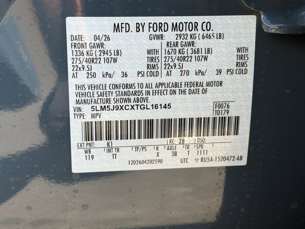 New 2026 Lincoln Aviator Black Label w/ Black Label Special Edition AWD/4WD image 23