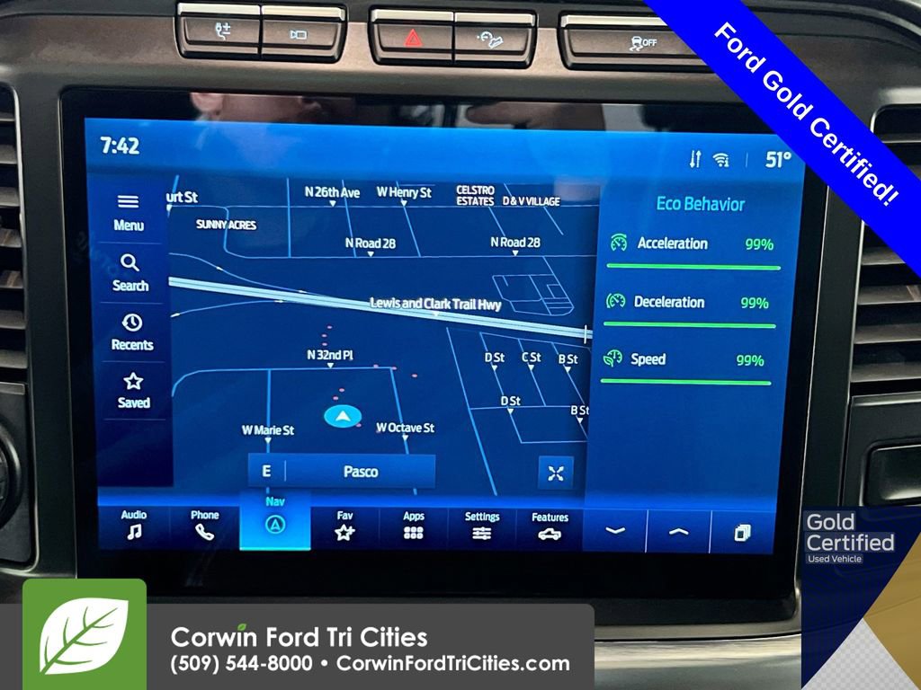 Certified 2021 Ford F150 Lariat w/ Equipment Group 502A High image 20