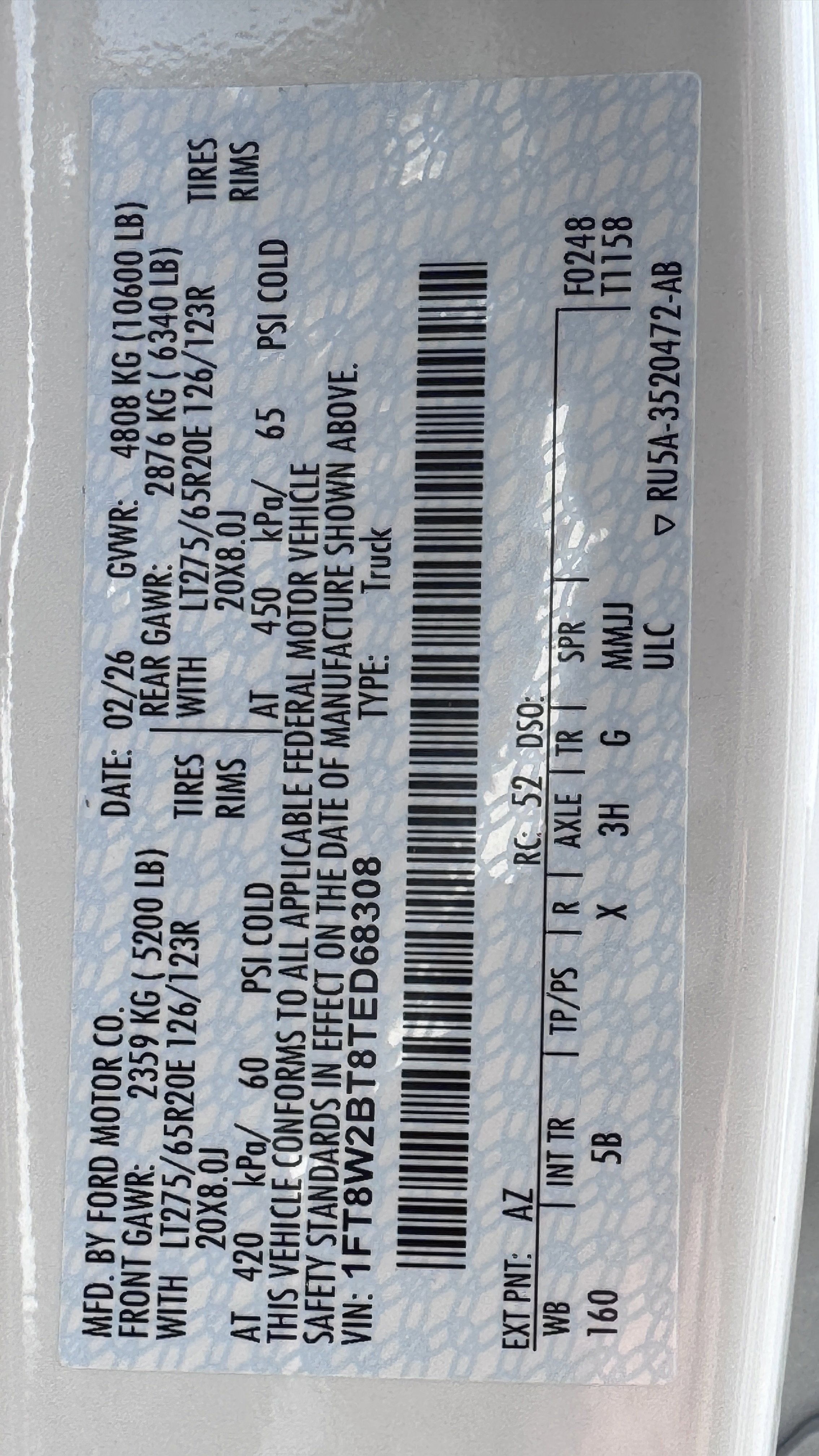 New 2026 Ford F250 Lariat w/ Black Appearance Package image 15