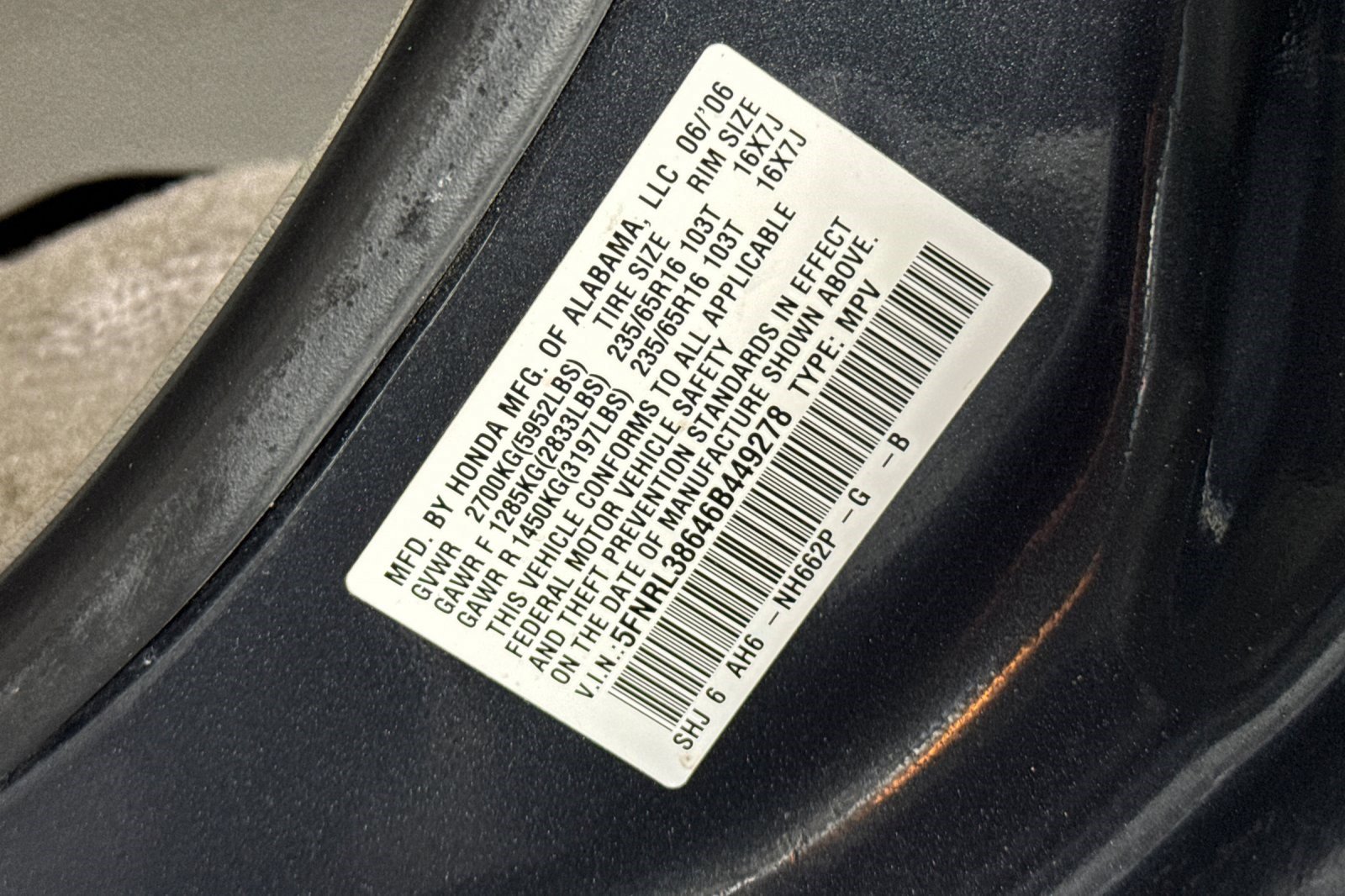 Used 2006 Honda Odyssey EX-L image 22