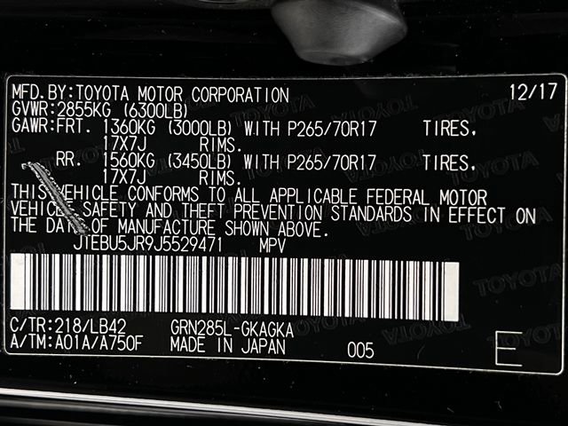 Used 2018 Toyota 4Runner SR5 Premium AWD/4WD image 23