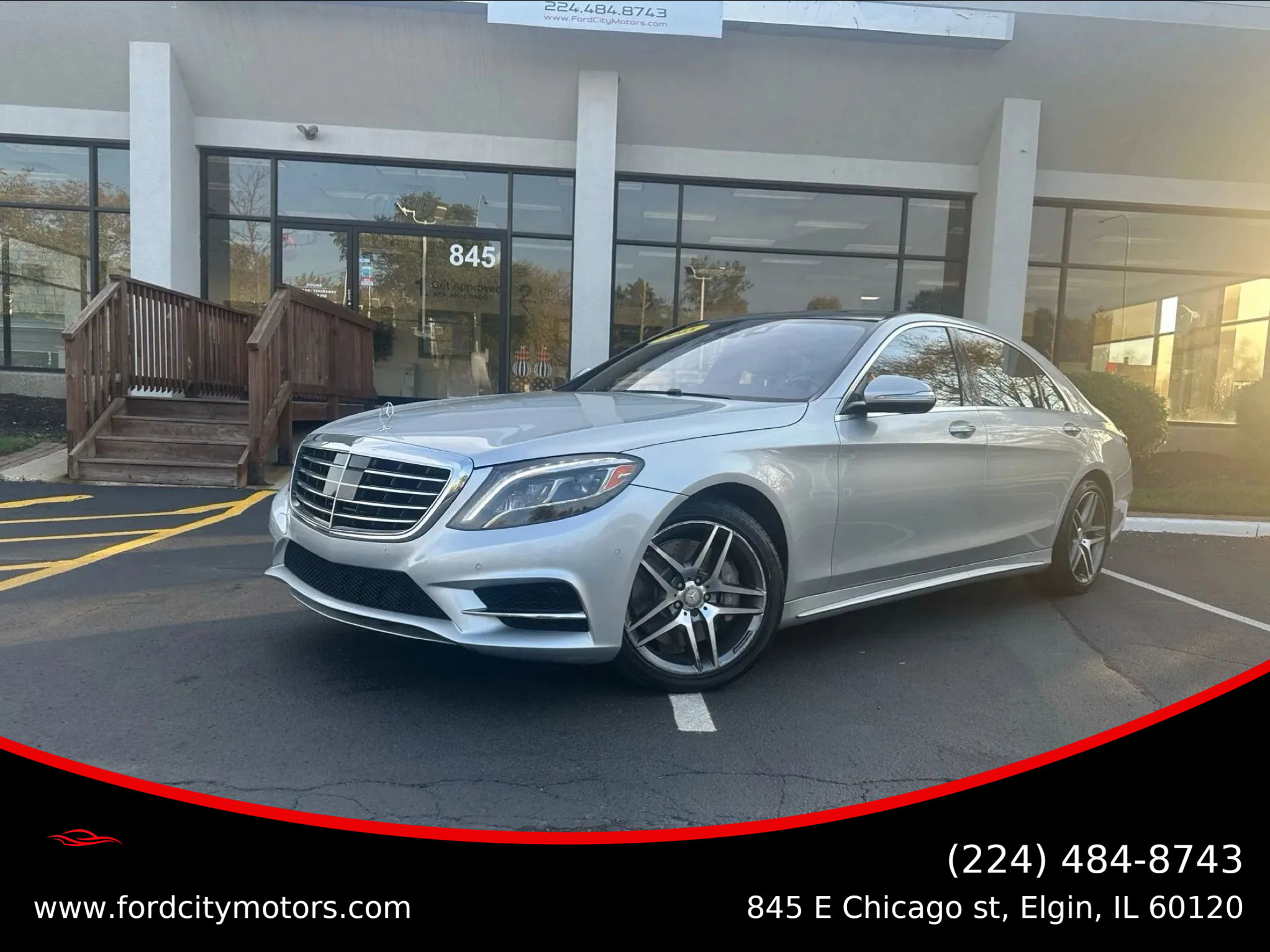 Used 2015 Mercedes-Benz S 550 4MATIC Sedan w/ Sport Package
