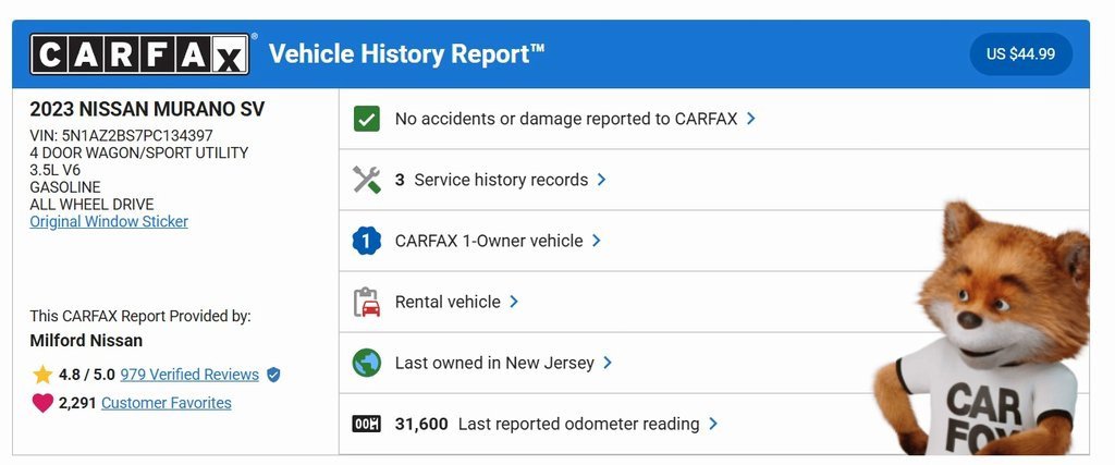 Certified 2023 Nissan Murano SV image 30