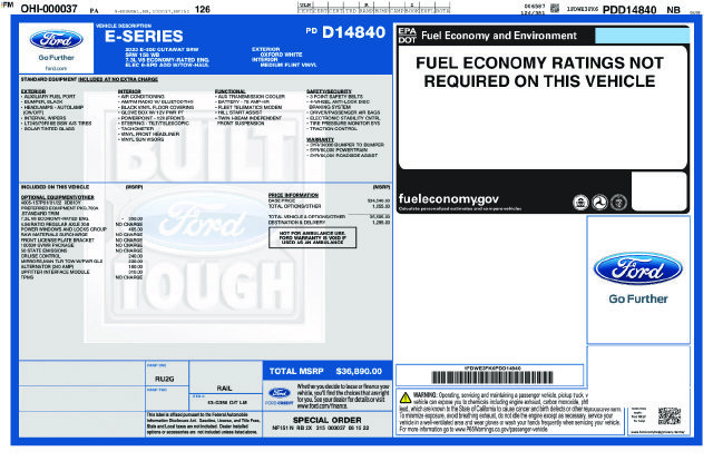 Used 2023 Ford E-350 and Econoline 350 Super Duty w/ Power Windows & Locks Group RWD image 6