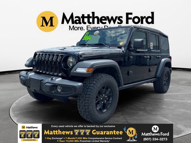 Used 2021 Jeep Wrangler Unlimited Sport