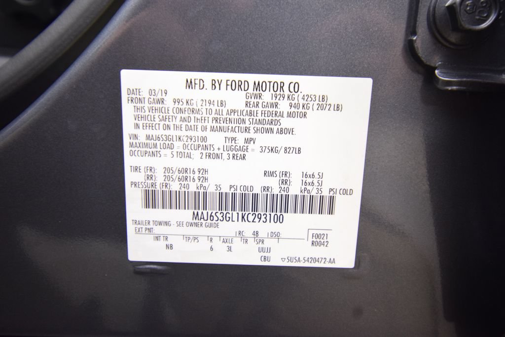 Used 2019 Ford EcoSport SE w/ SE Convenience Package AWD/4WD image 28
