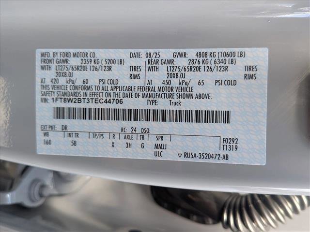 New 2026 Ford F250 Lariat w/ Black Appearance Package image 16