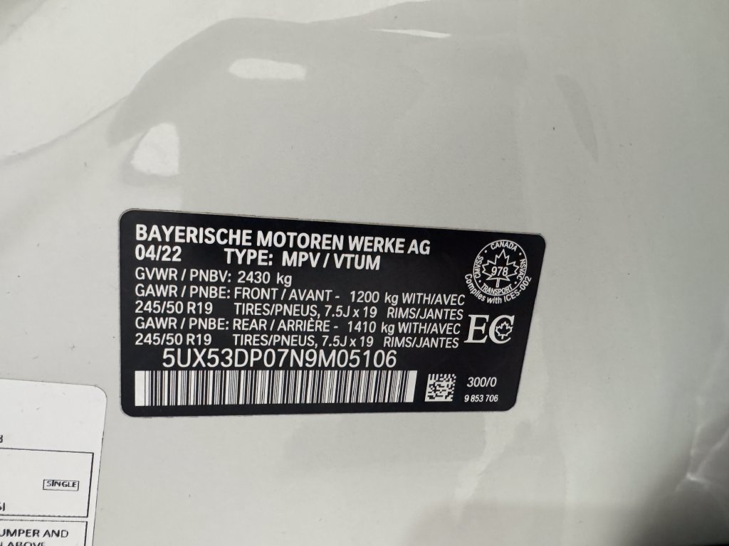 Used 2022 BMW X3 xDrive30i AWD/4WD image 39