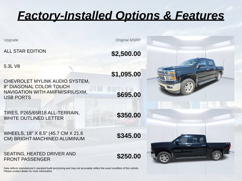 Used 2015 Chevrolet Silverado 1500 LT w/ All Star Edition AWD/4WD video 2